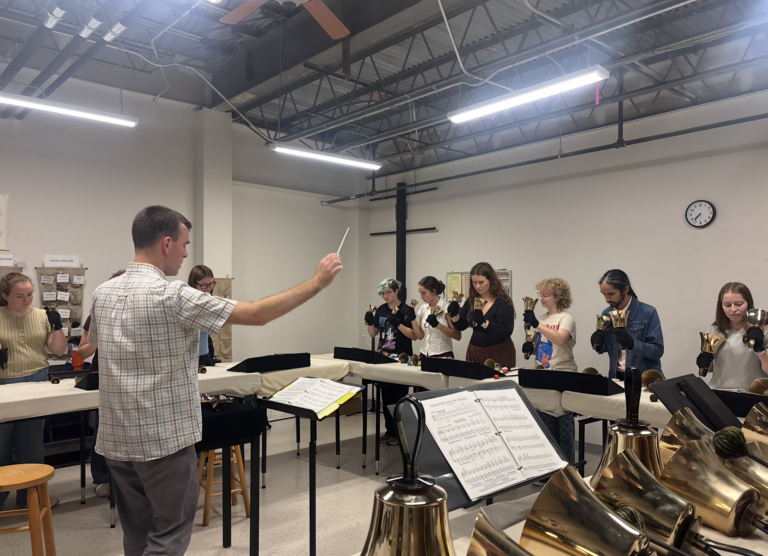 Bonding through bells: The Westminster Ringers bring handbell harmonies to campus and community